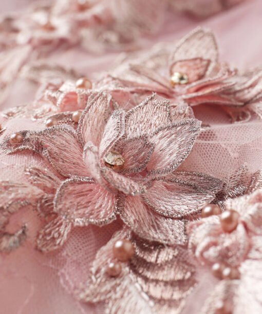 pink ball gown prom dress-0820-03