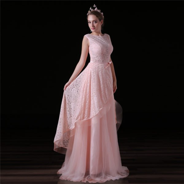 pink long prom dress-0848-01