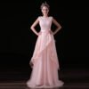 pink long prom dress-0848-02