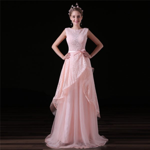 pink long prom dress-0848-02