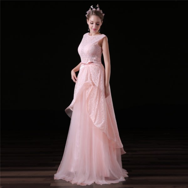 pink long prom dress-0848-03