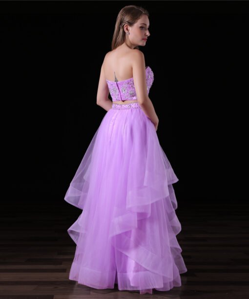 purple two piece prom dress-0829-04