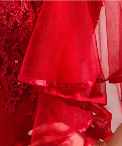 red mermaid prom dress-0821-02