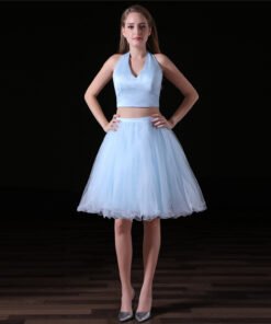 short two piece prom dress-0824-01
