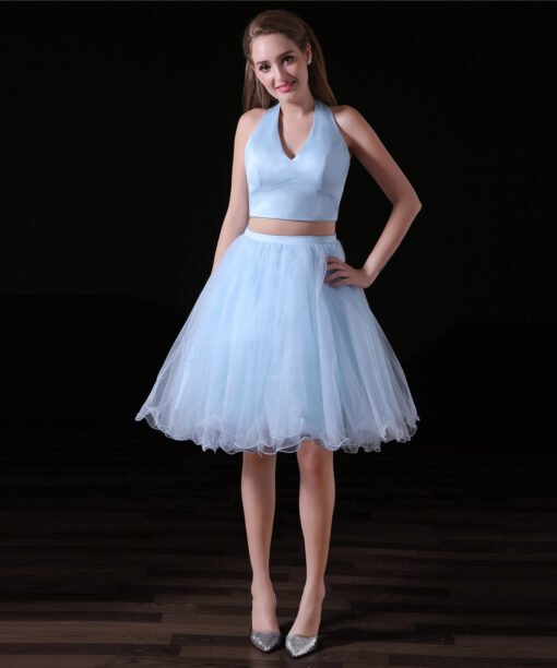 short two piece prom dress-0824-03