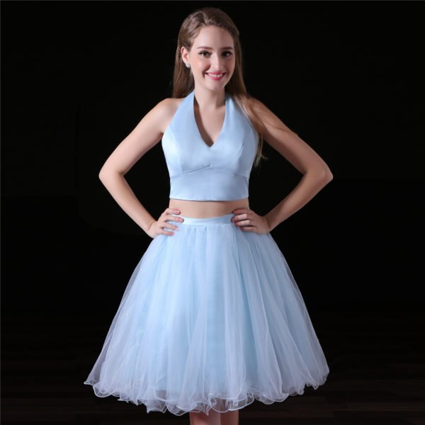 short two piece prom dress-0824-05