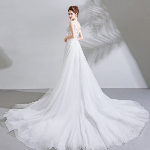 train wedding dress 0795-08