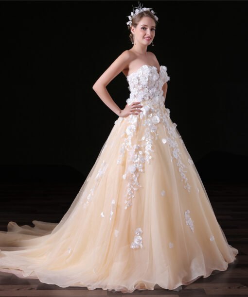 wedding dress with flowers-0855-02