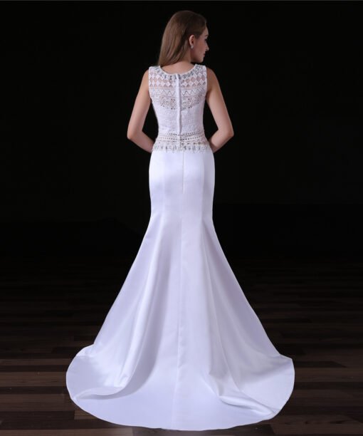 white two piece prom dress-0828-04