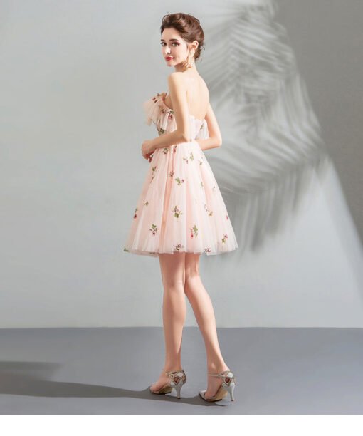 Spaghetti Strap short dress-0891-07