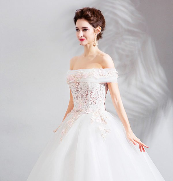 cheap ball gown wedding dress-0883-04