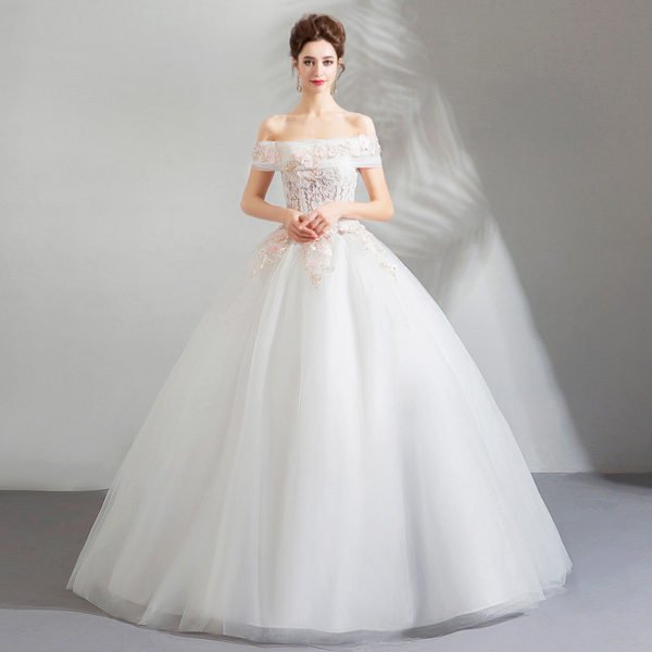 cheap ball gown wedding dress-0883-05