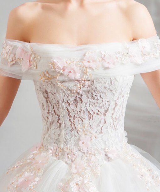 cheap ball gown wedding dress-0883-06