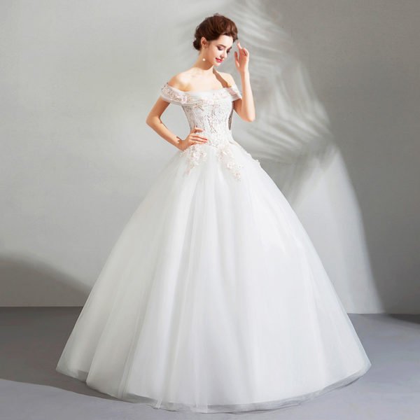 cheap ball gown wedding dress-0883-07