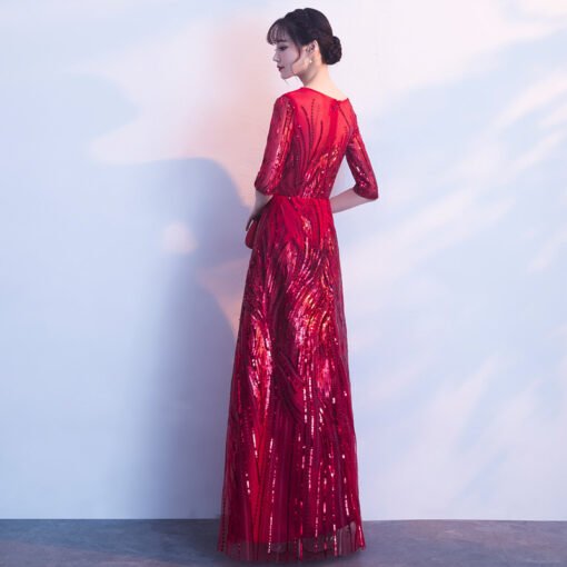 cheap red prom dress-0880-01