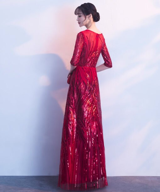 cheap red prom dress-0880-01