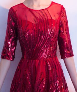 cheap red prom dress-0880-05