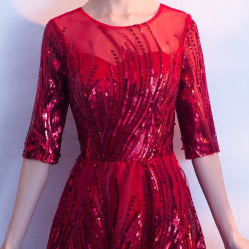 cheap red prom dress-0880-05