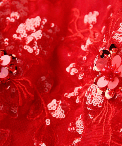 cocktail dress red-0887-01