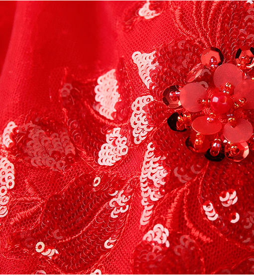 cocktail dress red-0887-02