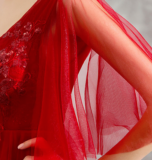 cocktail dress red-0887-04