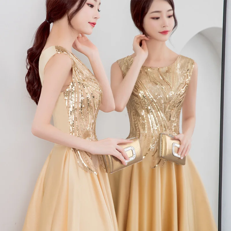 gold cocktail dress -0878-03