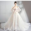 long train wedding dress-0890-05