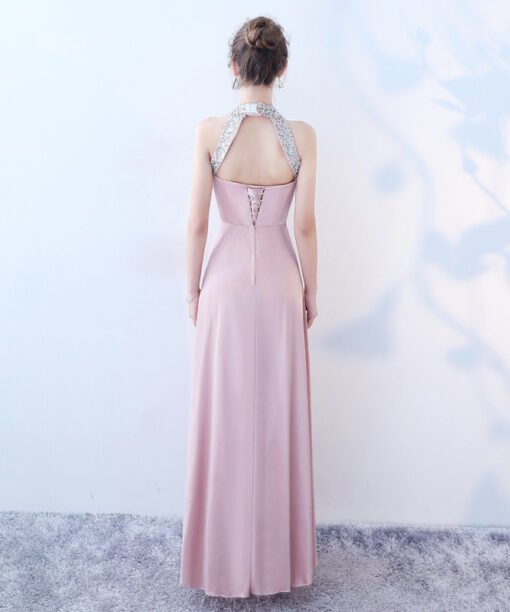 pink long evening dress-0881-02