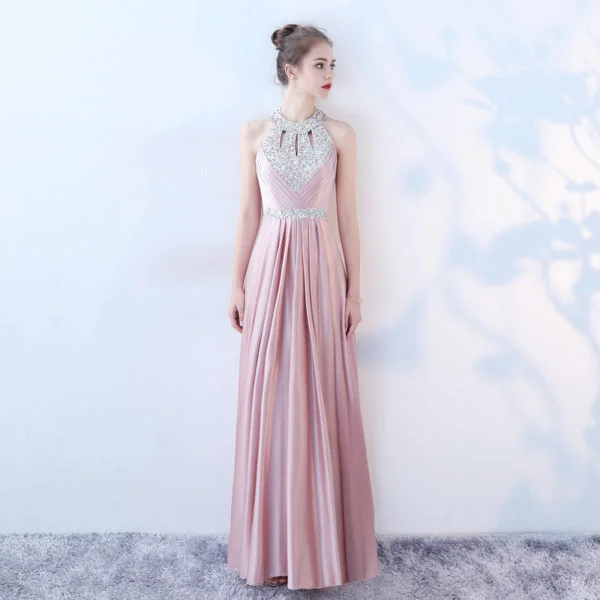 pink long evening dress-0881-03