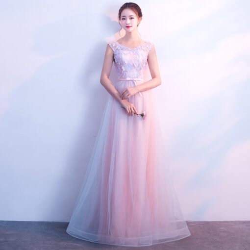 pink long prom dress-0879-01
