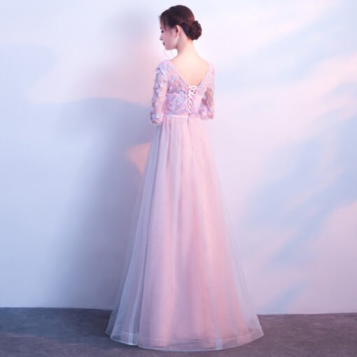 pink long prom dress-0879-04