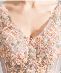 pink party dress 0901-01