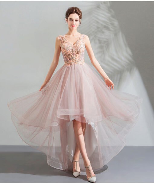 pink party dress 0901-04