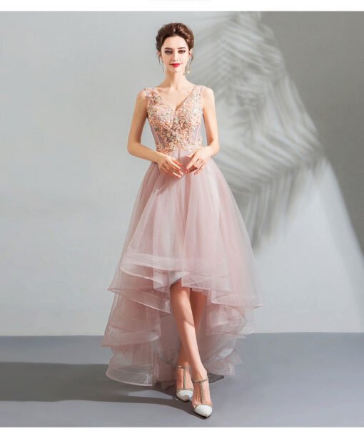 pink party dress 0901-07