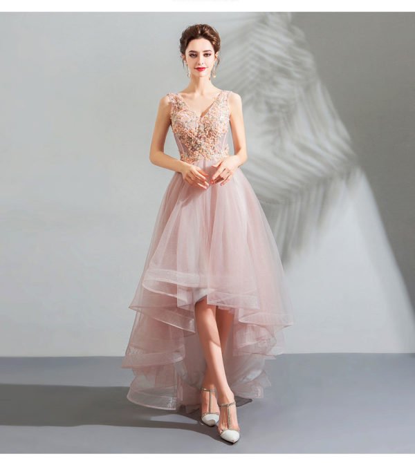 pink party dress 0901-07