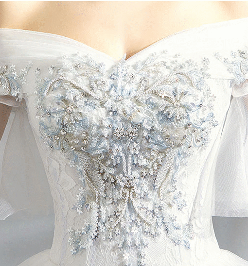 princess ball gown wedding dress-0889-03