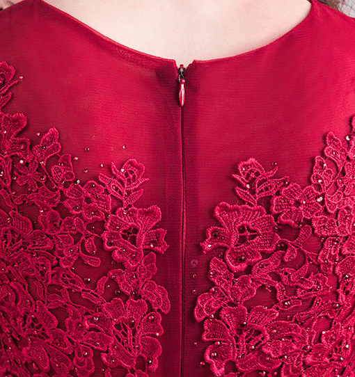 red high low dress 0900-01