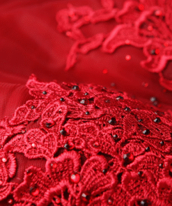 red high low dress 0900-03