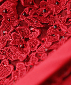 red high low dress 0900-04