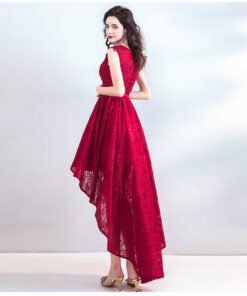 red high low dress 0900-07