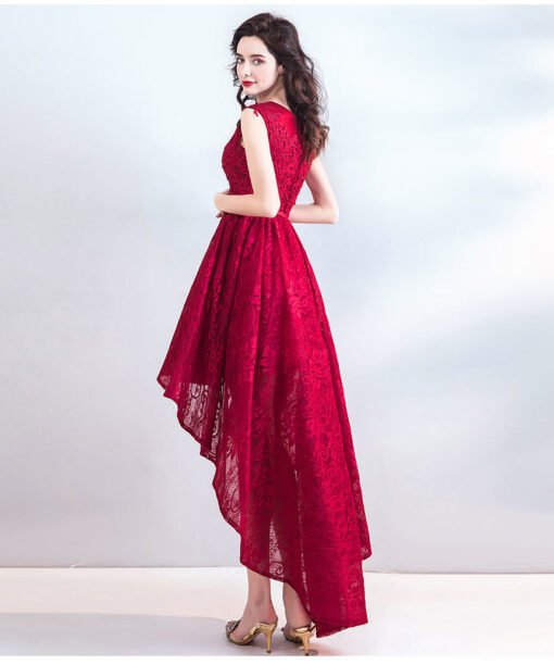 red high low dress 0900-07