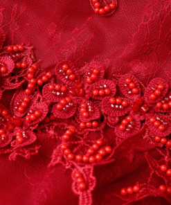 short red prom dress 0903-01