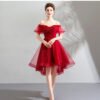 short red prom dress 0903-05