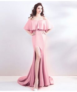 slit prom dress 0902-04