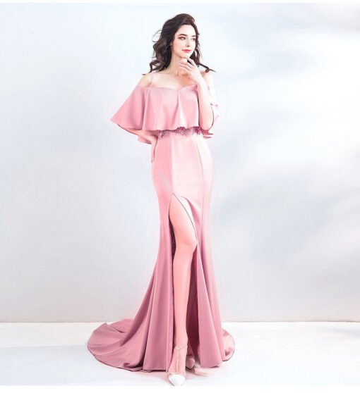 slit prom dress 0902-05