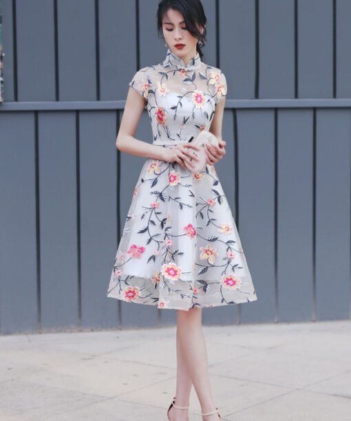 summer cocktail dress-0876-02