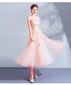 tea length bridesmaid dress-0888-04