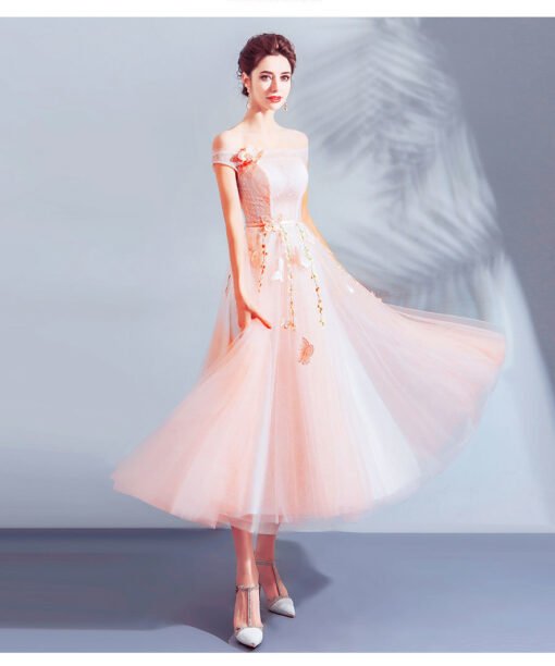 tea length bridesmaid dress-0888-04