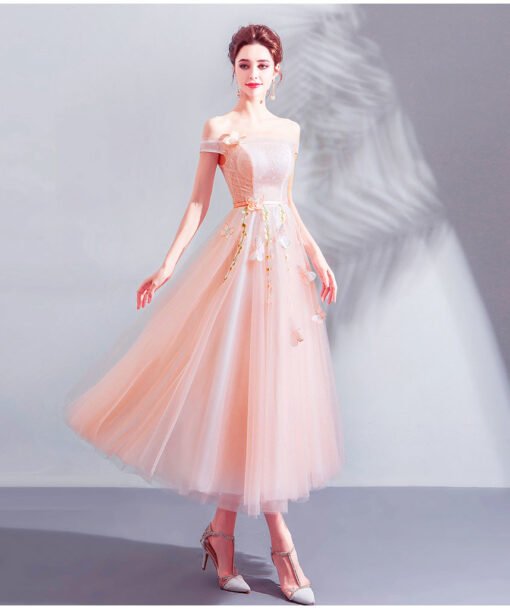 tea length bridesmaid dress-0888-07