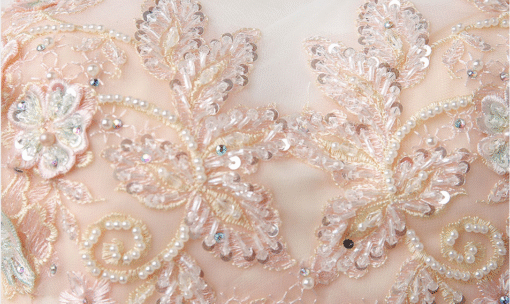 white and champagne wedding dress 0904-02